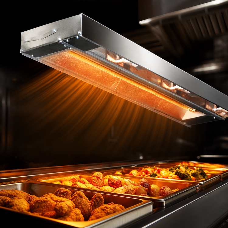 Product image #4 for Eagle RedHots 48 Inch High-Watt Unlighted Single Rod Strip Heat Lamp, 208V