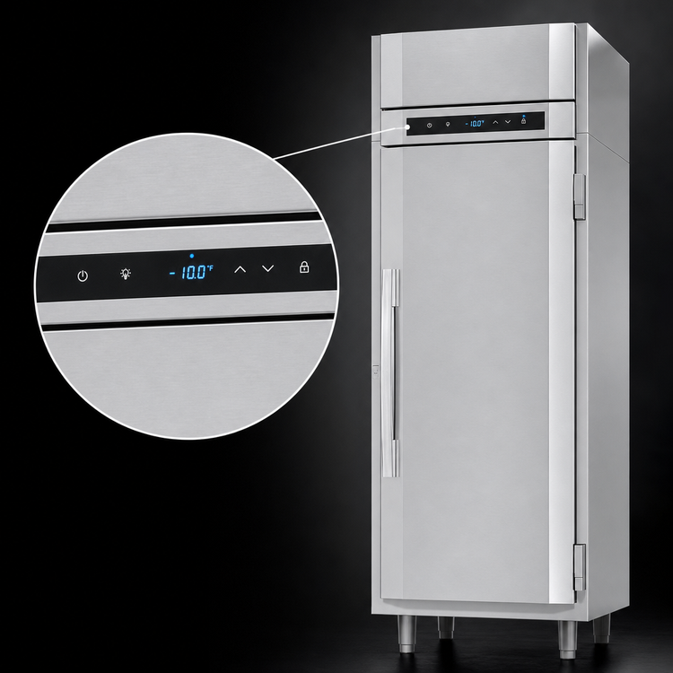 Product image #4 for Victory UltraSpec Pass-Thru Solid Door Freezer, 1 Section, 22.90 Cu. Ft., Self-Contained, Stainless Steel