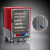 Thumbnail image #4 for Metro C5 3 Series Insulation Armour Half-Height Moisture Heated Holding and Proofing Cabinet with Clear Polycarbonate Door, Mobile