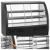 Thumbnail image #4 for Beverage-Air CDR5HC-1-B 60-1/4-Inch Open-Food Rated Refrigerated Deli/Bakery Case, Curved Glass, Self-Contained, Black