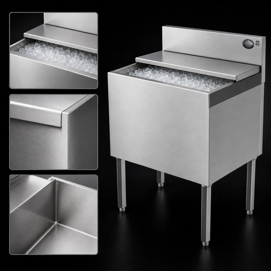 Stainless Steel Ice Bin