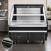 Thumbnail image #4 for Everest Refrigeration 60-Inch Horizontal Open Display Merchandiser with Self-Contained Bottom-Mount Refrigeration, Black
