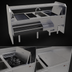 Thumbnail image #4 for Glastender Complete Style Pass-Thru Cocktail Station with GW24 Glasswasher, Rightward Workflow, 78-Inch x 32-Inch