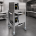 Thumbnail image #4 for AccuTemp Evolution Double-Stacked Connectionless Boilerless Electric Convection Steamer with Stand, 2 Compartments, 3-Pan Capacity Each, 208V