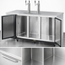 Thumbnail image #4 for Turbo Air Super Deluxe 69-Inch Stainless Steel Underbar Beer Dispenser with Dual Beer Towers, 3 Half-Barrel Capacity