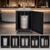 Thumbnail image #4 for Everest Refrigeration One-Section Direct Draw Keg Beer Dispenser with Single-Faucet Stainless Steel Draft Tower, 8.0 Cu. Ft.