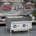 Thumbnail image #4 for Globe 24-Inch Countertop Gas Charbroiler with Char Rock Heating, 80,000 BTU