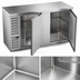 Thumbnail image #4 for Beverage-Air 68-Inch Two-Section Food-Rated Back Bar Refrigerator with Solid Doors and Left-Side Compressor (BB68HC-F-S)