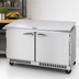 Thumbnail image #4 for Turbo Air PRO Series 60-1/4-Inch 2-Section Mega Top Sandwich/Salad Prep Table with Flat Lid and Front Breathing Airflow