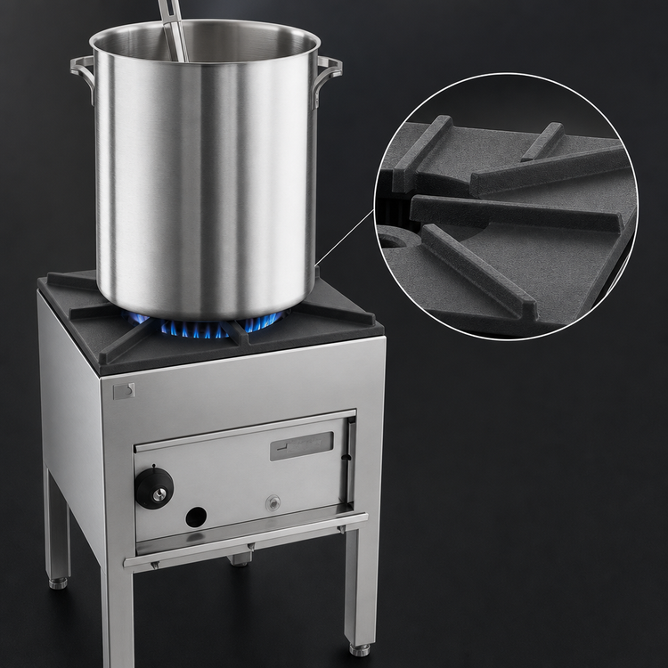 Product image #4 for Garland G20-SP Gas Stock Pot Range, 20-Inch Countertop, 60,000 BTU