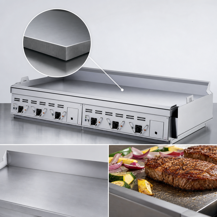 Product image #4 for Garland Master ECG-36R 36 x 24-Inch Electric Countertop Production Griddle with Rear Drain