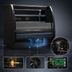 Thumbnail image #4 for Howard-McCray 40E Series 75-Inch Curved End Self-Contained Open Merchandiser, Black, LED