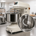 Thumbnail image #4 for BakeMax BMSM030 53 Qt Floor Model Spiral Dough Mixer with Fixed Bowl, 66 lb Capacity, 220V 3-Phase