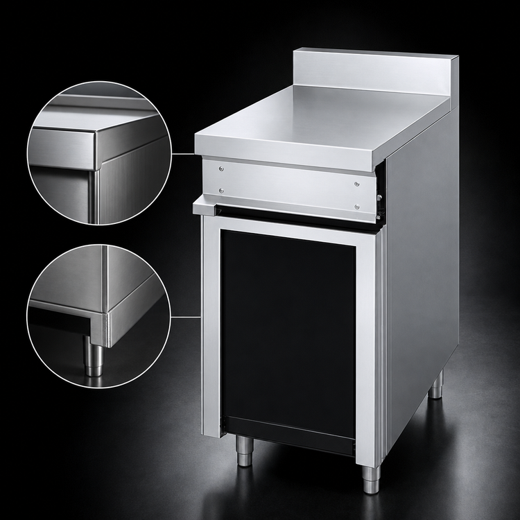 Product image #4 for Titan 12-Inch Open Spreader Cabinet for Heavy-Duty Gas Equipment