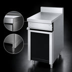 Thumbnail image #4 for Jade Range (Middleby) Titan JTPR-12 12-Inch Open Spreader Cabinet, Stainless Steel, 6-Inch Adjustable Legs