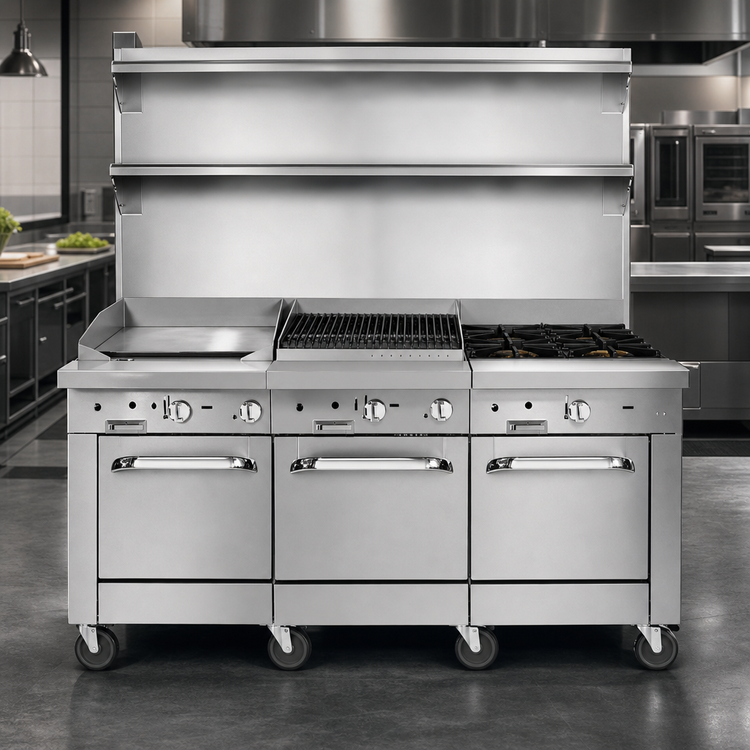 Product image #4 for Southbend Platinum Heavy Duty 36-Inch Gas Modular Range with 24-Inch Griddle and 12-Inch Charbroiler