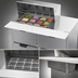 Thumbnail image #5 for Beverage-Air 48-Inch Two-Section Mega Top Sandwich Prep Table with 4 Drawers