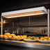 Thumbnail image #4 for Nemco 24-Inch Single Remote-Controlled Infrared Strip Heater with Lights, 240V