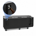 Thumbnail image #4 for KoolMore 95-Inch Black Commercial Bottle Cooler with 3 Sliding Doors and Built-In Opener, 30 Cu. Ft.
