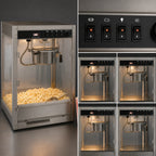 Thumbnail image #5 for Winco Benchmark 11087 Countertop Popcorn Popper Machine, 8-Ounce Kettle, 170 Qt. per Hour, Stainless Steel
