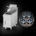 Thumbnail image #4 for Omcan USA Countertop LP Gas Commercial Deep Fryer, 30 lb. Capacity, 2 Baskets, Stainless Steel