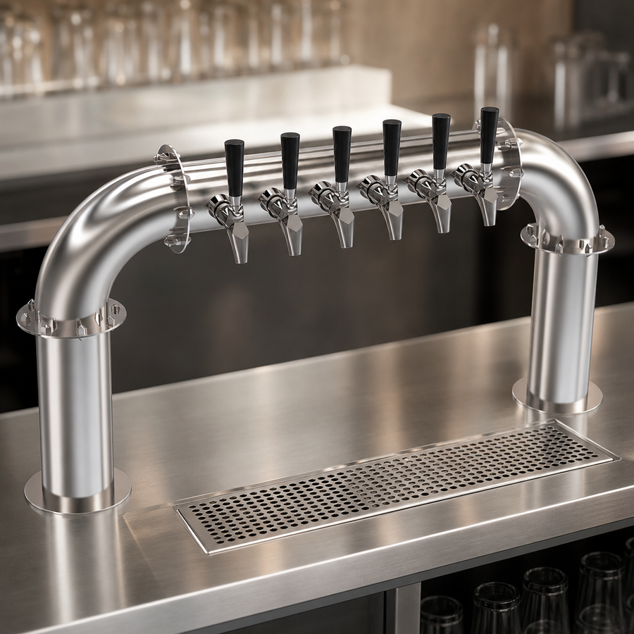 Six-Faucet Capacity