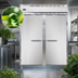 Thumbnail image #4 for Continental Refrigerator D2FESN Designer Line Wide Two-Section Reach-In Freezer