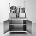 Thumbnail image #4 for Crown EMT-6-6 Electric Dual 6-Gallon Tilting Kettle & Cabinet Assembly