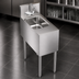 Thumbnail image #4 for Krowne Royal Series Stainless Steel Freestanding Underbar Hand Sink with Electronic Sensor Faucet, 12 x 24 x 36.5 Inches