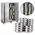 Thumbnail image #5 for FWE P-200 Humi-Temp Mobile Heated Banquet Transport and Serve Cabinet, 200-Plate Capacity, 2 Dutch Doors