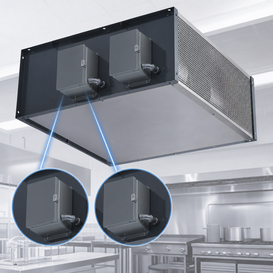 Dual 1 HP Direct-Drive Motors