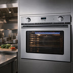 Thumbnail image #5 for Summit Commercial Summit Appliance SGWOGD27 27-Inch Built-In Gas Convection Wall Oven, 3.0 cu. ft., Stainless Steel, LP Convertible