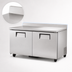 Thumbnail image #4 for True 60-Inch Two-Section Worktop Refrigerator with Rear-Mounted Self-Contained Refrigeration