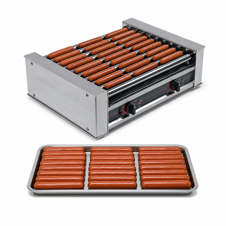 Product image #4 for Roll-A-Grill 10-Roller Roller-Type Hot Dog Grill, 36 Hot Dog Capacity, 230V