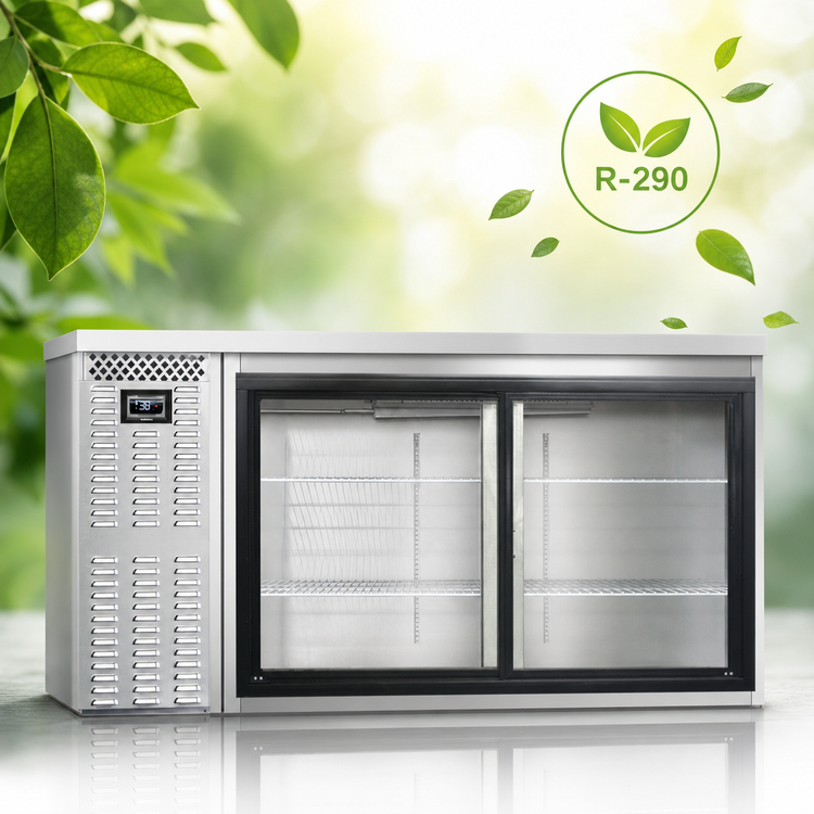 Product image #4 for Continental Refrigerator BB69NSSSGD 69" Refrigerated Back Bar Cooler with Sliding Glass Doors