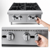 Thumbnail image #5 for CookRite ACHP-4 24-Inch Countertop Gas Hot Plate with 4 Burners, 128,000 BTU