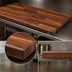 Thumbnail image #4 for John Boos Boos Block 120-Inch x 25-Inch Blended Rail Edge Grain American Black Walnut Kitchen Countertop, Oil Finish