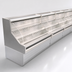 Thumbnail image #4 for Howard-McCray 35E Series Curved Impulse Open-Air Merchandiser, 51-Inch, Self-Contained Refrigeration, White