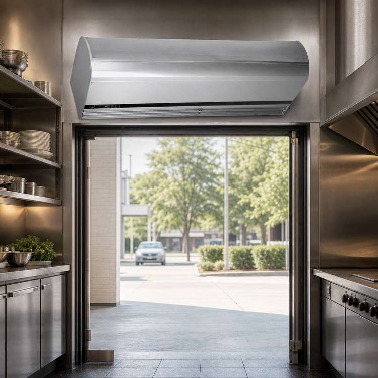 Product image #5 for Berner Architectural Icon 10 Series Unheated Air Curtain, 120-Inch Wide, 2-Motor, 1/2 HP