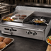 Thumbnail image #4 for Garland Cuisine C36-4M 36-Inch Heavy Duty Natural Gas Modular Top Range with 2 Open Burners Right and 18-Inch Griddle Left