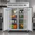 Thumbnail image #4 for Everest Refrigeration Two-Section Reach-In Refrigerator, 55.0 Cu. Ft., Top-Mounted Self-Contained, Stainless Steel