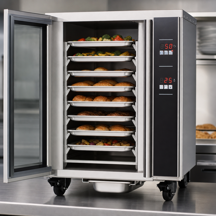 Product image #4 for Turbofan H8D-UC Undercounter Heated Holding Cabinet, 8 Half-Size Pans, Digital Controls