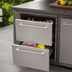 Thumbnail image #5 for KoolMore 24-Inch Built-In Two-Drawer Outdoor Refrigerator