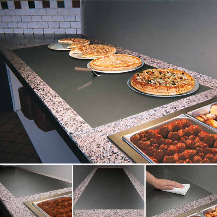 Product image #4 for Hatco Glo-Ray Built-In Heated Shelf with Flush Top, 49-1/2 x 21-Inch Surface, 120V