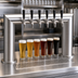 Thumbnail image #4 for Krowne 6-Faucet Pass-Thru Beer Tower, Air Cooled, Brushed Stainless Steel, 31-Inch
