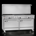 Thumbnail image #4 for Southbend Ultimate 60-Inch Gas Restaurant Range with 4 Open Burners, 36-Inch Charbroiler, and 2 Cabinet Bases