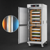 Thumbnail image #4 for Metro C5 8 Series Full Height Mobile Controlled Temperature Heated Holding Cabinet with Solid Dutch Doors