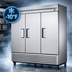 Thumbnail image #4 for True TS-72F-HC 3-Section Reach-In Freezer, -10°F, Stainless Steel Doors, Bottom-Mounted Self-Contained