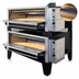 Thumbnail image #4 for Peerless CW200PESC Double-Stack Gas Deck Pizza Oven with 52 x 36 Inch Hearth Stone Interior