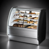 Thumbnail image #4 for True Mfg. Specialty Display Dual Zone Dry/Refrigerated Curved Glass Merchandiser, 48-1/4 Inch, Self-Contained, Stainless Steel